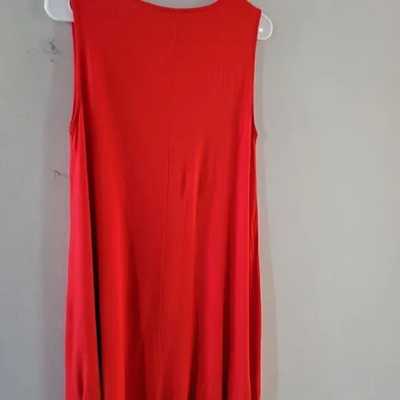 asos Petite Red Casual Midi Dress - Picture 11 of 15